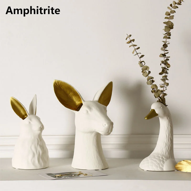 Nordic Luxury Light Flower Home Decoration Modern Room Balcony TV Cabinet Bogu Shelf Decoration Soft Animal Ceramics Head Vase
Nordic Luxury Light Flower Home Decoration Modern Room Balcony TV Cabinet Bogu Shelf Decoration Soft Animal Ceramics Head Vase