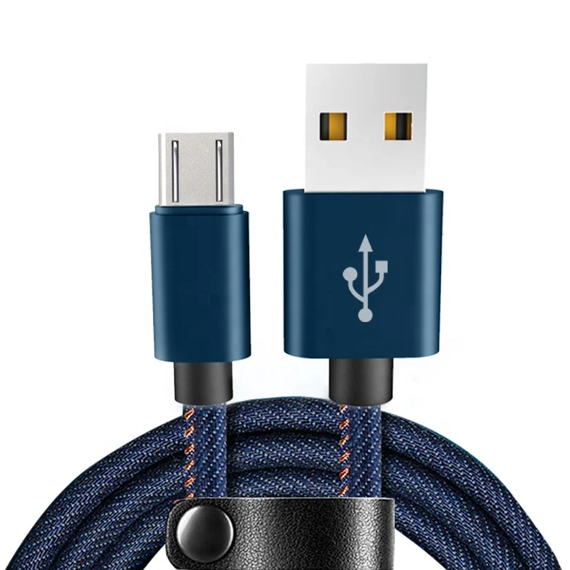 2.4A Fast Charging Cable 1M Mobile Phone Data Cable Durable Denim Braided USB Cable For Android IOS Type C
2.4A Fast Charging Cable 1M Mobile Phone Data Cable Durable Denim Braided USB Cable For Android IOS Type C