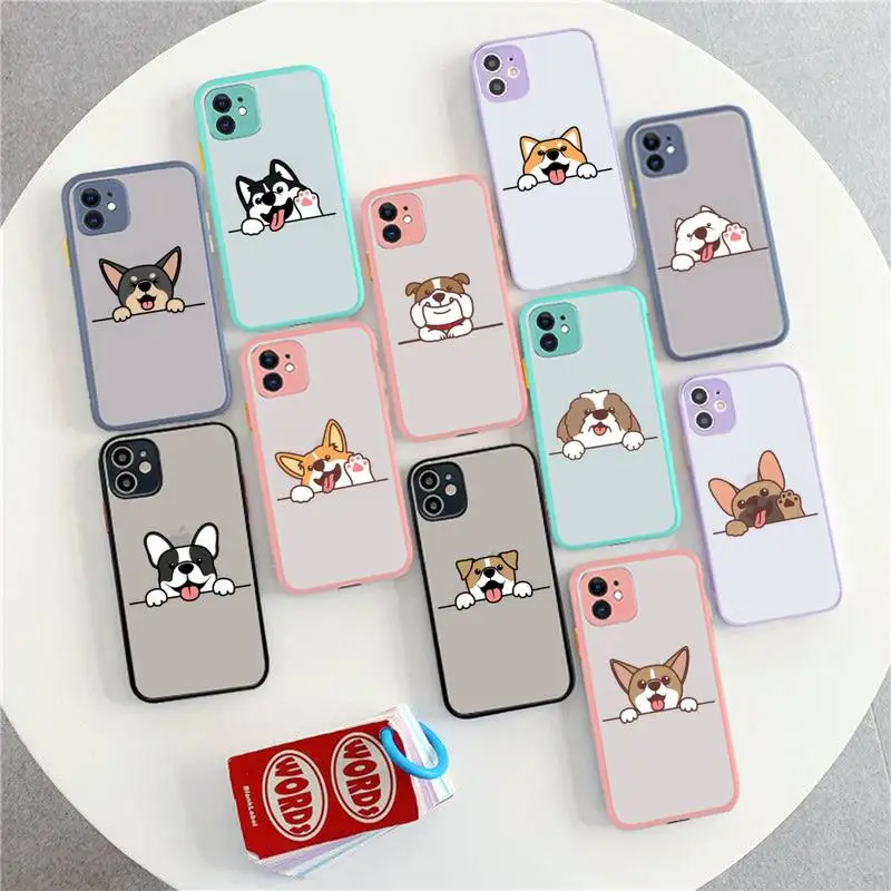 RuiCaiCa Cute Cartoon Animal Dog Phone Case for iPhone 11 12 13 mini pro XS MAX 8 7 6 6S Plus X 5S SE 2020 XR case
RuiCaiCa Cute Cartoon Animal Dog Phone Case for iPhone 11 12 13 mini pro XS MAX 8 7 6 6S Plus X 5S SE 2020 XR case