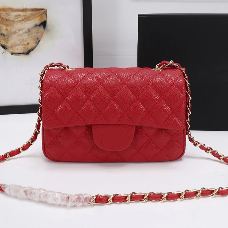 Luxury Women's Handbag Bags Top Quality Fashion Casual Plaid Chain Shoulder Bag Cowhie And Lambskin Classic Designer Flap Bags
Luxury Women's Handbag Bags Top Quality Fashion Casual Plaid Chain Shoulder Bag Cowhie And Lambskin Classic Designer Flap Bags
