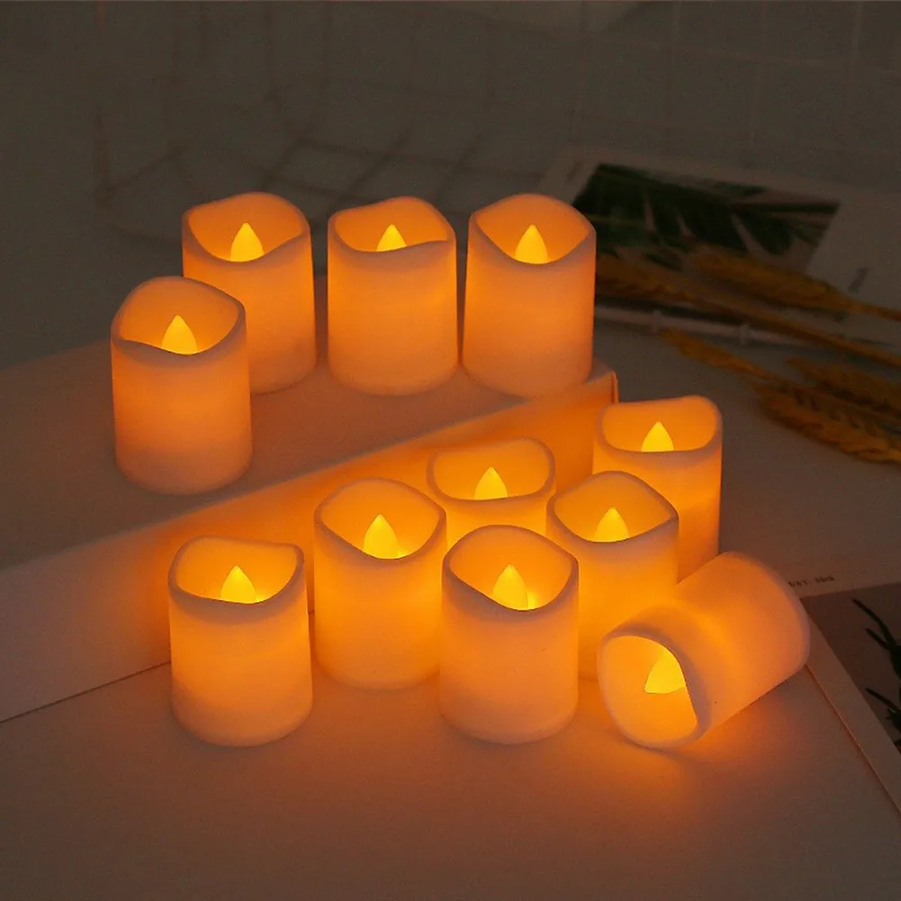 24pcs Led Tea Lights Candles Flameless Battery Powered Home Wedding Birthday Party Decoration Valentine's Day Supplies Lamp
24pcs Led Tea Lights Candles Flameless Battery Powered Home Wedding Birthday Party Decoration Valentine's Day Supplies Lamp