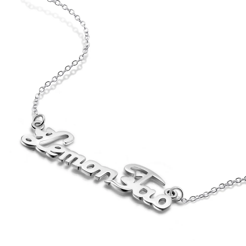 Wholesale Fashion Necklace For Woman Letter 925 Silver Necklace Choker jewelry Pendant Christmas birthday Gift
Wholesale Fashion Necklace For Woman Letter 925 Silver Necklace Choker jewelry Pendant Christmas birthday Gift
