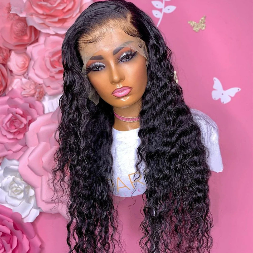 Side Part 26 Inch Long Kinky Curly Loose Wave 180%Density Glueless Lace Front Wig For Woman Babyhair Preplucked Heat Resistant
Side Part 26 Inch Long Kinky Curly Loose Wave 180%Density Glueless Lace Front Wig For Woman Babyhair Preplucked Heat Resistant