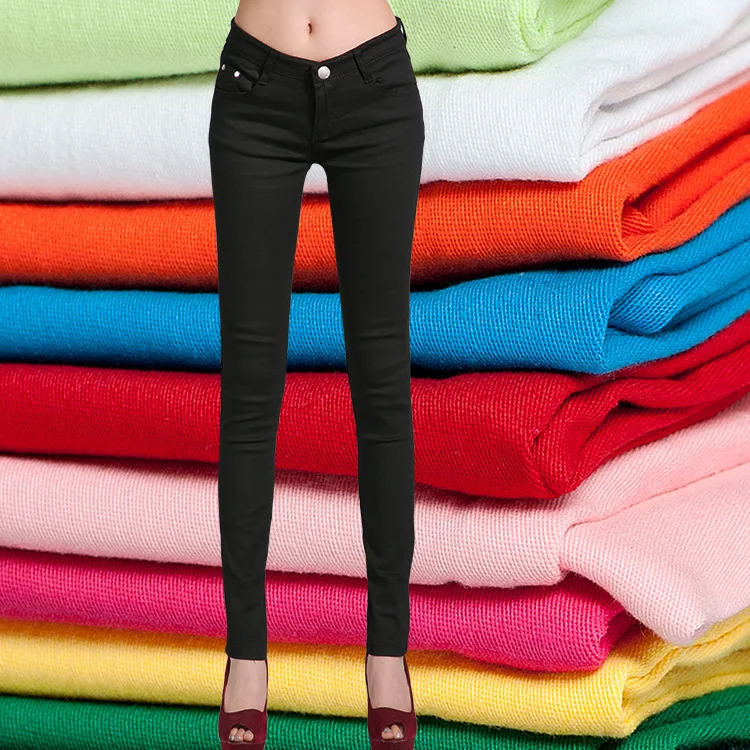 Pants Women Elastic Pencil Jeans Pants Candy Colored Mid Waist Zipper Slim Fit Skinny Full Length Female Trouser Pants For Woman
Pants Women Elastic Pencil Jeans Pants Candy Colored Mid Waist Zipper Slim Fit Skinny Full Length Female Trouser Pants For Woman