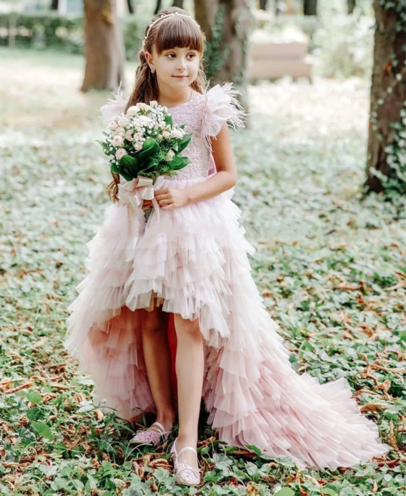 Pink High Low Flower Girl Dress Little Princess Birthday Party Dress Pageant Party Prom Gown with Bow
Pink High Low Flower Girl Dress Little Princess Birthday Party Dress Pageant Party Prom Gown with Bow