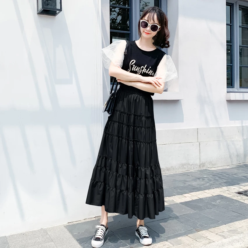 Korean High Waist Chiffon Cake Skirt Multi-layer Half Length Skirt Ankle 2021 Early Spring Big Swing Ear Edge Show Thin
Korean High Waist Chiffon Cake Skirt Multi-layer Half Length Skirt Ankle 2021 Early Spring Big Swing Ear Edge Show Thin
