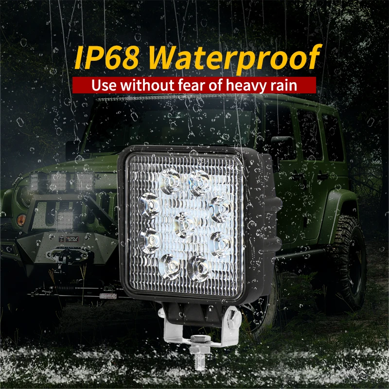 WINING 12V 42W LED Work Light Flood beam LED Offroad light for Car ATV SUV 4WD Pickup Motorcycle
WINING 12V 42W LED Work Light Flood beam LED Offroad light for Car ATV SUV 4WD Pickup Motorcycle
