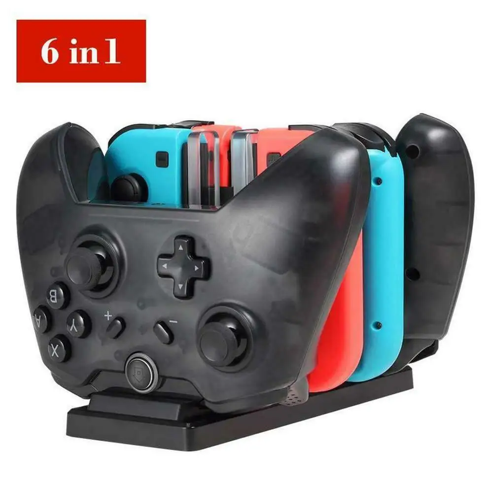 USB зарядная док станция 6 в 1 ABS 5 2 а Type C для Nintendo Switch Joy Con Pro/контроллер NS|Зарядные