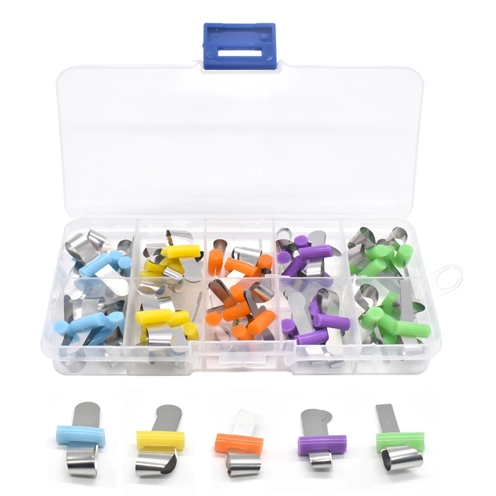 1 box Dental Metal Matrices Bands Dentistry Forming Sheet Orthodontic Sectional Contoured Retainerless Automatrix with Locker
1 box Dental Metal Matrices Bands Dentistry Forming Sheet Orthodontic Sectional Contoured Retainerless Automatrix with Locker