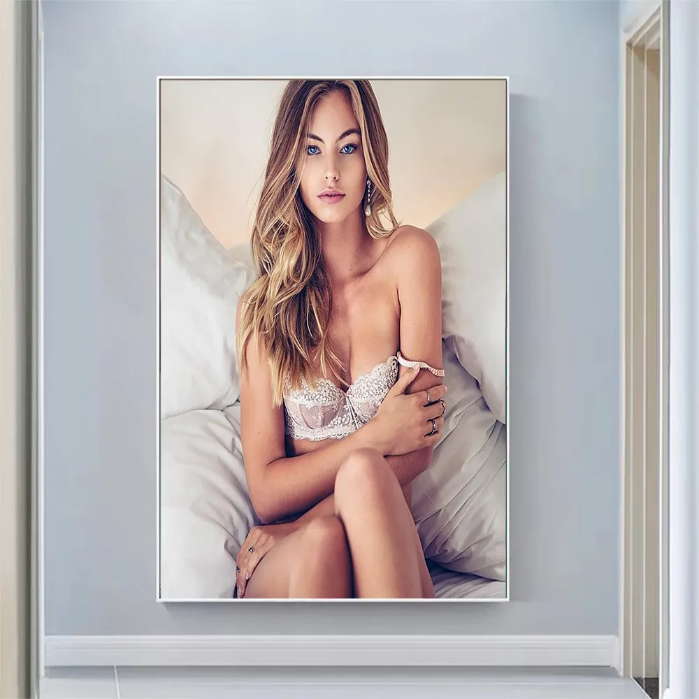 

Ashley Graves Sexy Model Pretty Girl Swimsuit Pose Wall Silk Cloth HD Poster Art Home Decoration Gift