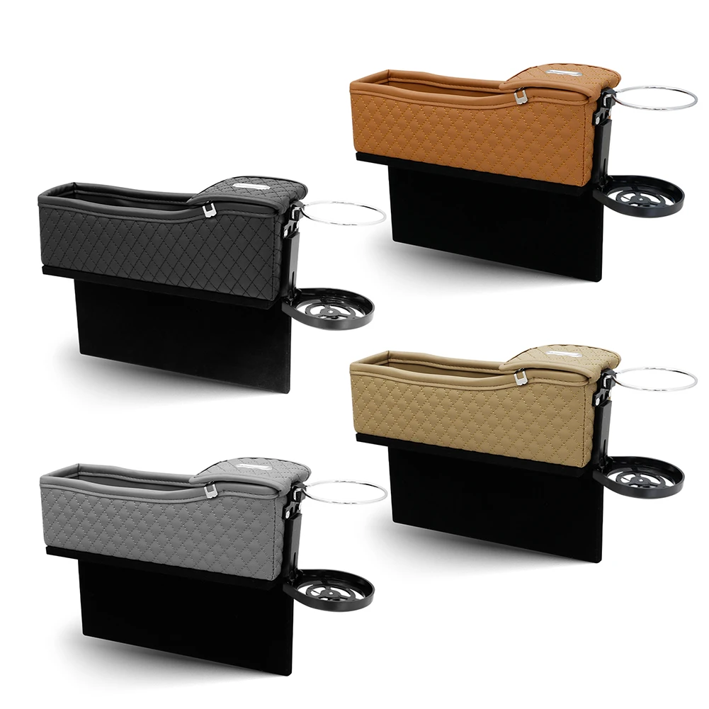 Автомобильный держатель для чашки, держатель-органайзер на сиденье, многофункциональный автомобильный ящик для хранения с зазором на сиде... 
Автомобильный держатель для чашки, держатель-органайзер на сиденье, многофункциональный автомобильный ящик для хранения с зазором на сиде...