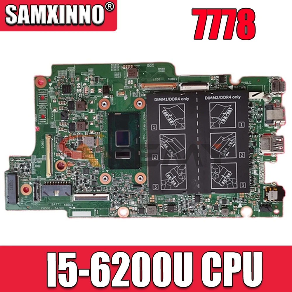 Akemy For Dell Inspiron 7778 Laptop Motherboard I5-6200U CPU DDR4 CN-0KY1XP 0KY1XP KY1XP Main Board
Akemy For Dell Inspiron 7778 Laptop Motherboard I5-6200U CPU DDR4 CN-0KY1XP 0KY1XP KY1XP Main Board