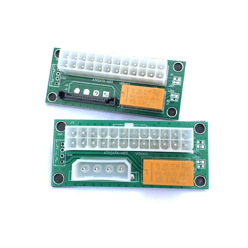 Add2psu ATX 24Pin to Molex SATA 4Pin Dual Psu Power Supply Adapter Sync Starter Extender for BTC Miner Mining
Add2psu ATX 24Pin to Molex SATA 4Pin Dual Psu Power Supply Adapter Sync Starter Extender for BTC Miner Mining