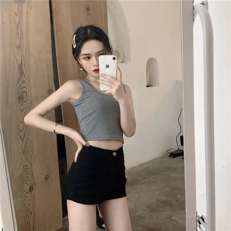 Hot girl suspender waistcoat for women's wear trend Korean Short versatile strap with navel exposed
Hot girl suspender waistcoat for women's wear trend Korean Short versatile strap with navel exposed