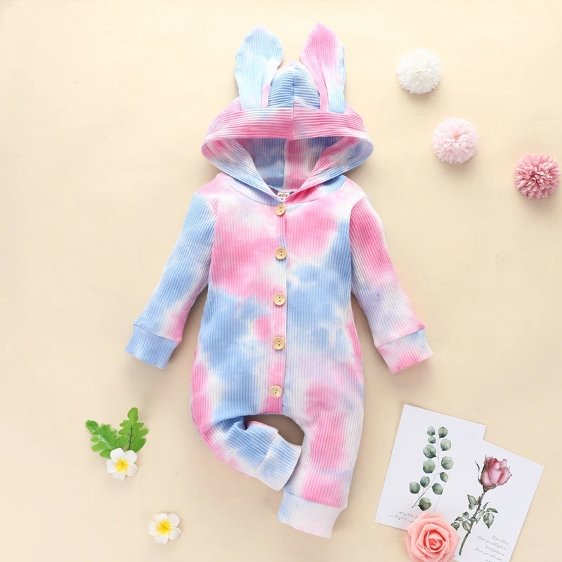 2022 Newborn Baby Gradient Color Romper Spring Baby Cute Ear Jumpsuit Clothes Fashion Button Overall Rompers Baby Girls Clothing
2022 Newborn Baby Gradient Color Romper Spring Baby Cute Ear Jumpsuit Clothes Fashion Button Overall Rompers Baby Girls Clothing