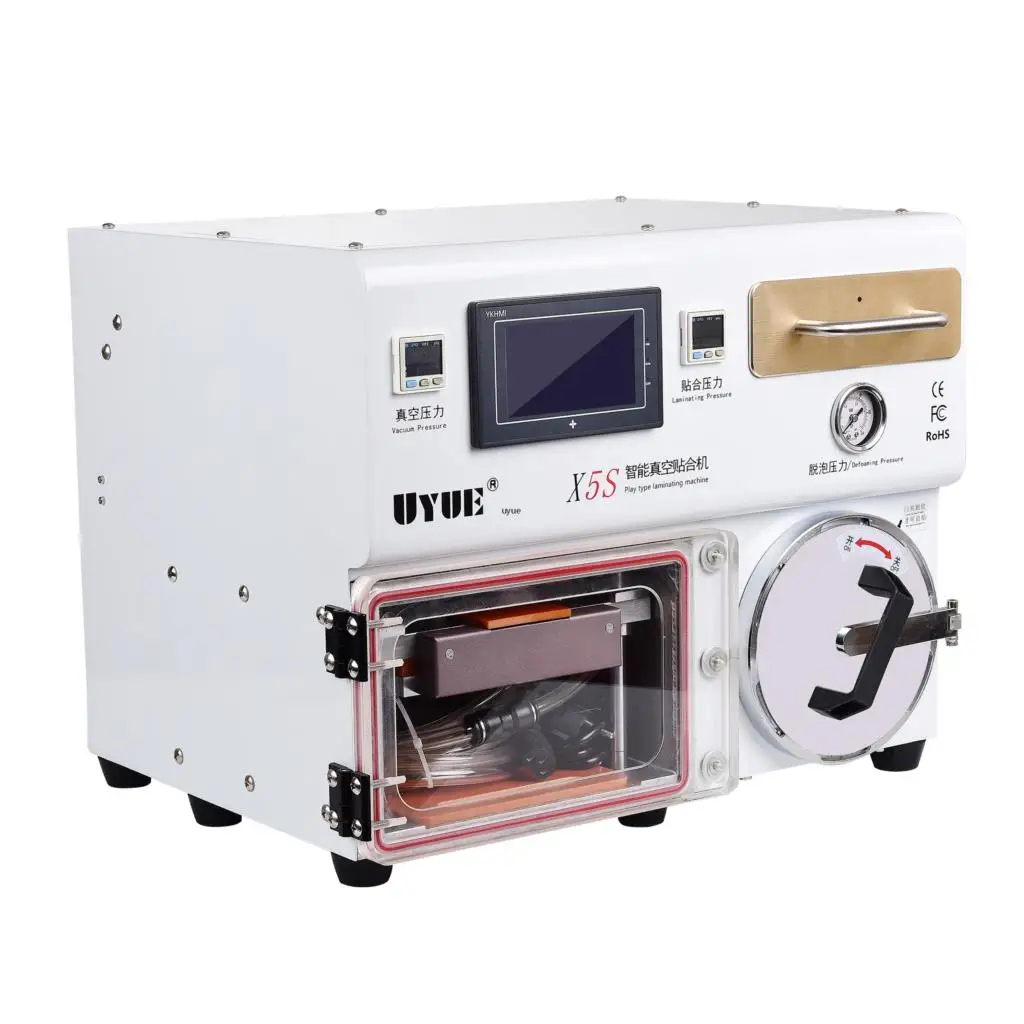 9-дюймовый автоматический пресс-фитинг UYUEX5S, внешний вакуумный насос, воздушный компрессор, может поместиться в изогнутый экран
9-дюймовый автоматический пресс-фитинг UYUEX5S, внешний вакуумный насос, воздушный компрессор, может поместиться в изогнутый экран