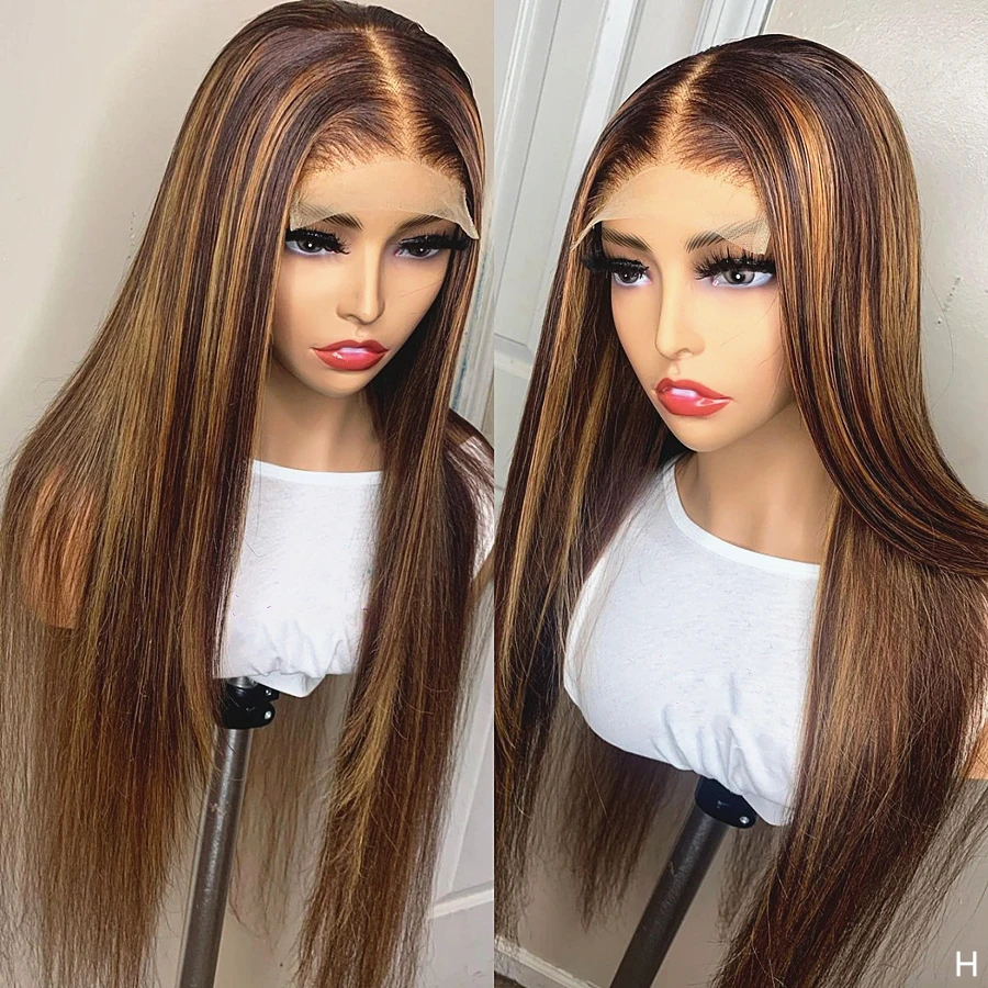 A&R 30 Inch Highlight Straight13x4 Colored Lace Front Human Hair Wigs Brazilian Honey Blond 4x4 Closure Frontal Wig for Women
A&R 30 Inch Highlight Straight13x4 Colored Lace Front Human Hair Wigs Brazilian Honey Blond 4x4 Closure Frontal Wig for Women