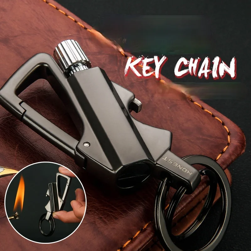 Kerosene Lighters Million Matches Keychain with A Multi-functional Outdoor Waterproof Portable Gadgets for Men Technology
Kerosene Lighters Million Matches Keychain with A Multi-functional Outdoor Waterproof Portable Gadgets for Men Technology