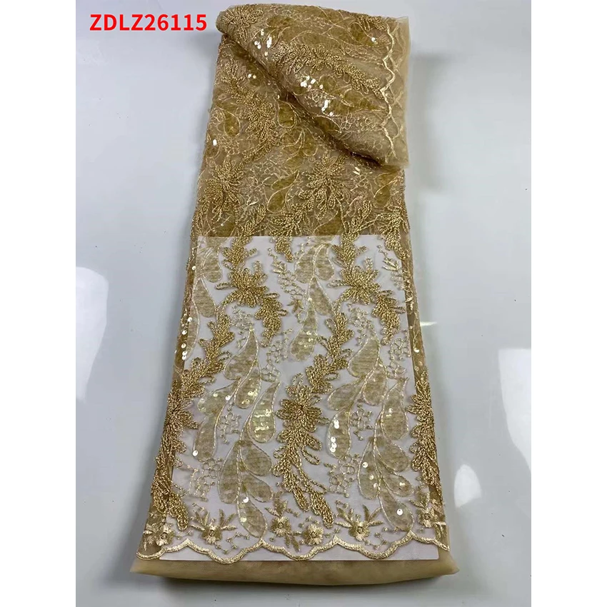 High Class French Mesh Tulle Net Lace Cloth Leaf Sequin material woman Wedding Fabric 5 Yards/Lot ZDLZ26115 A
High Class French Mesh Tulle Net Lace Cloth Leaf Sequin material woman Wedding Fabric 5 Yards/Lot ZDLZ26115 A