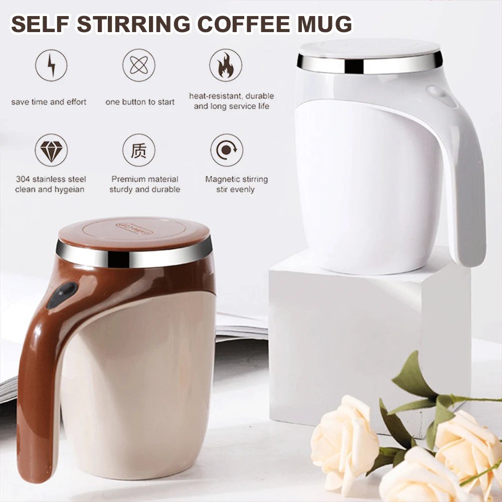 380ml Self Stirring Coffee Mug Stainless Steel Auto Coffee Mixer Milk Mixing Cup Smart Mixer Cup Home Kitchen Office
380ml Self Stirring Coffee Mug Stainless Steel Auto Coffee Mixer Milk Mixing Cup Smart Mixer Cup Home Kitchen Office