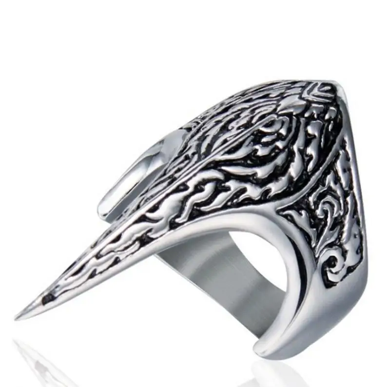 Vintage Silver Color Eagle Mouth Ring for Men Thor's Hammer Totem Ring Punk Rock Jewelry Gift
Vintage Silver Color Eagle Mouth Ring for Men Thor's Hammer Totem Ring Punk Rock Jewelry Gift