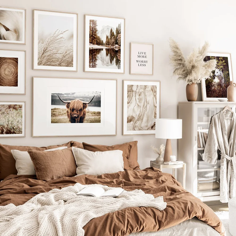 Autumns Style Flower Canvas Painting Nordic Highland Yak Animal Posters and Prints Landscape Wall Pictures for Living Room Decor
Autumns Style Flower Canvas Painting Nordic Highland Yak Animal Posters and Prints Landscape Wall Pictures for Living Room Decor