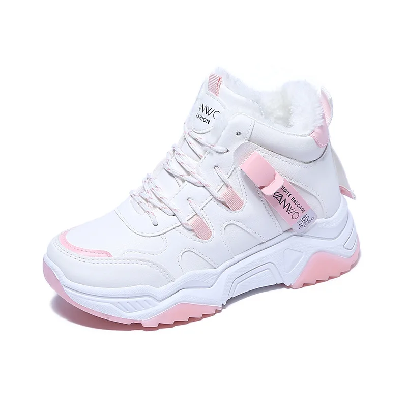 Fashion Plus Velet High-top Warm Shoes Women Sports Shoe Sneaker Casual Womens Vulcanize Shoes Sneakers Woman Zapatos De Mujer
Fashion Plus Velet High-top Warm Shoes Women Sports Shoe Sneaker Casual Womens Vulcanize Shoes Sneakers Woman Zapatos De Mujer