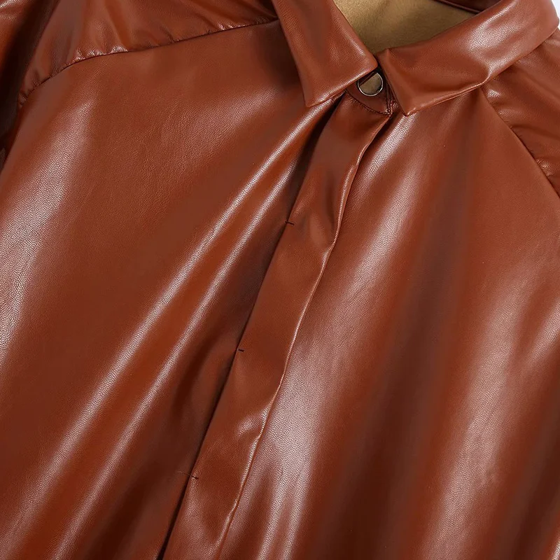 TFMLN Pu Faux Leather Jacket Coat Women Spring Autumn Harajuku Casual Fake Leather Woman Tops Punk Outwear
TFMLN Pu Faux Leather Jacket Coat Women Spring Autumn Harajuku Casual Fake Leather Woman Tops Punk Outwear