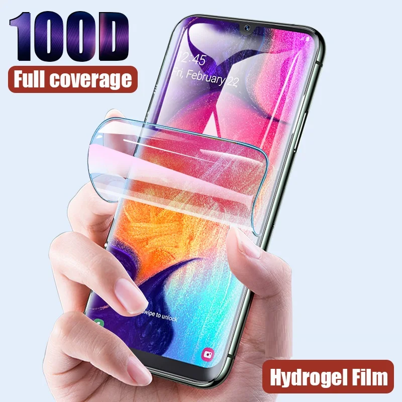 

9D Protective On For Samsung Galaxy A10 A20 A30 A40 A50 A60 A70 A80 A90 Hydrogel Film Samsung M10 M20 M30 M40 Screen Film