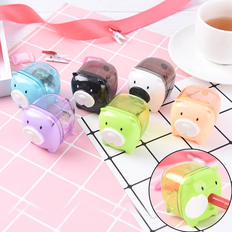 1 PCS Mini Cute Cartoon Pig Pencil Sharpener For Student Kids Gifts Office Stationery
1 PCS Mini Cute Cartoon Pig Pencil Sharpener For Student Kids Gifts Office Stationery