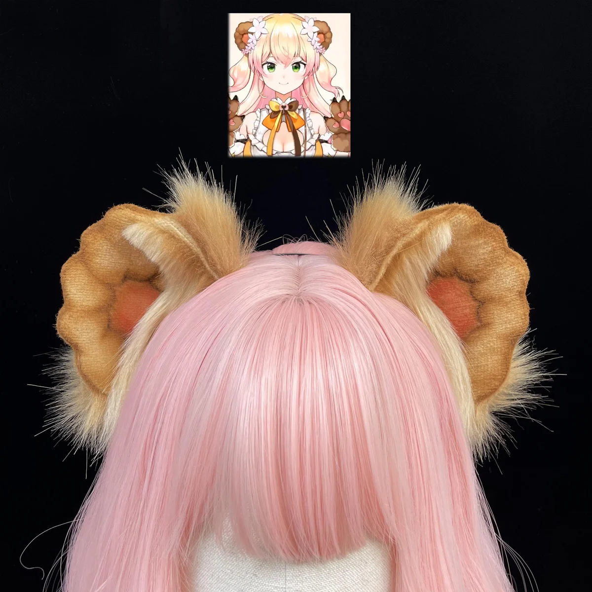 Hollive Virtual Anchor NeNechii Rin Lovely Bear Ears Hairhoop Headwear For KC Simulation Halloween Cosplay Costume Accessories
Hollive Virtual Anchor NeNechii Rin Lovely Bear Ears Hairhoop Headwear For KC Simulation Halloween Cosplay Costume Accessories