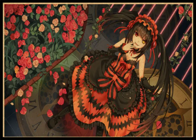 Date a live Kurumi Yoshino Poster Sticker Toy Retro Kraft Paper Home Decoration Painting Wall Picture toy
Date a live Kurumi Yoshino Poster Sticker Toy Retro Kraft Paper Home Decoration Painting Wall Picture toy