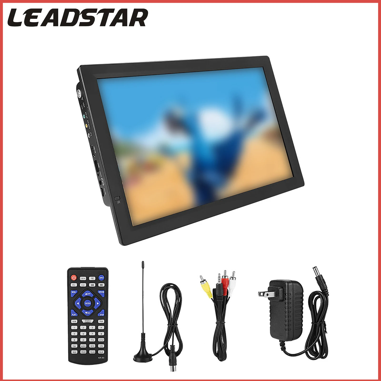 LEADSTAR D14 14 Inch HD Portable TV DVB-T2 ATSC Digital Analog Television Mini Small Car TV Support MP4 AC3 HDin Monitor for PS4 
LEADSTAR D14 14 Inch HD Portable TV DVB-T2 ATSC Digital Analog Television Mini Small Car TV Support MP4 AC3 HDin Monitor for PS4