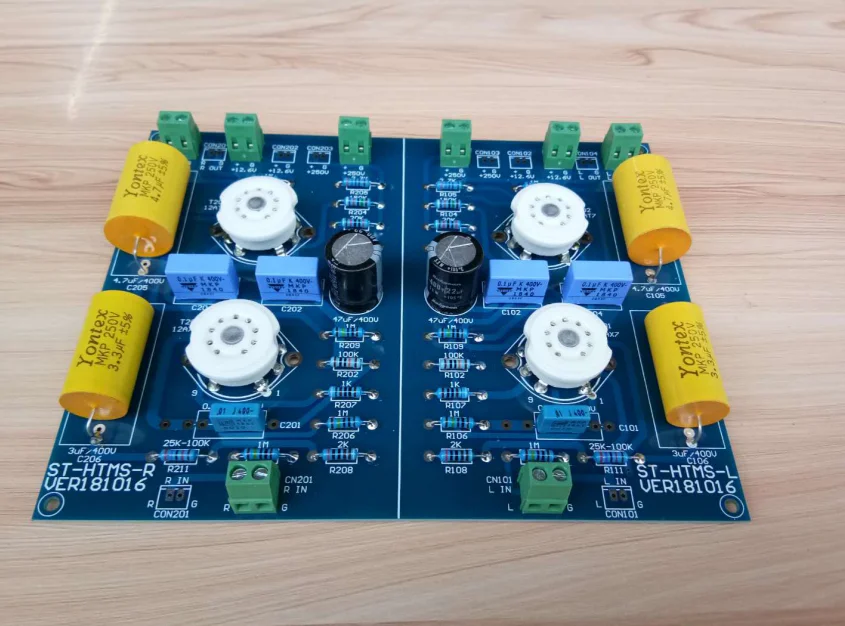 Assembeld Hifi12AX7 + 12AT7 трубка предусилитель доска (Hetian) нефрита Мао цепи L17-33 |