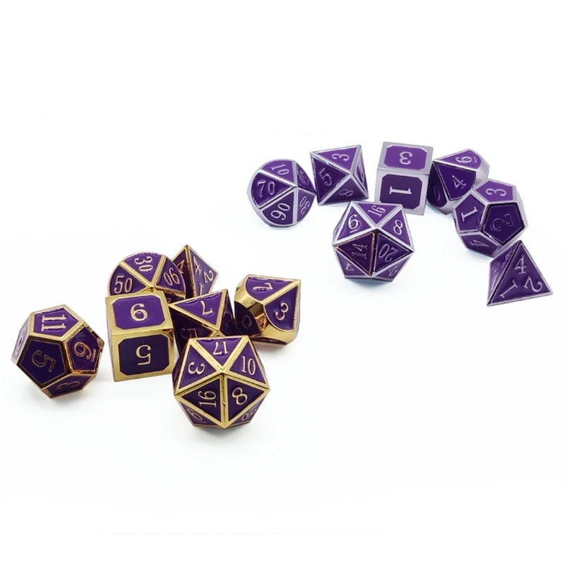 New Temperature Change Dice Metal RPG Board Game Dice D4 D6 D8 D10 D% D12 D20
New Temperature Change Dice Metal RPG Board Game Dice D4 D6 D8 D10 D% D12 D20
