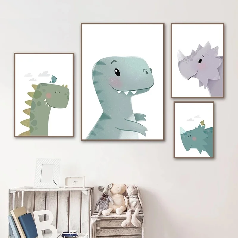 Nordic Cartoon Art Decor Dinosaur Alphabet Picture Nursery Kids Room Wall Decor Quality Canvas Painting Home Decor Poster Cuadro 
Nordic Cartoon Art Decor Dinosaur Alphabet Picture Nursery Kids Room Wall Decor Quality Canvas Painting Home Decor Poster Cuadro