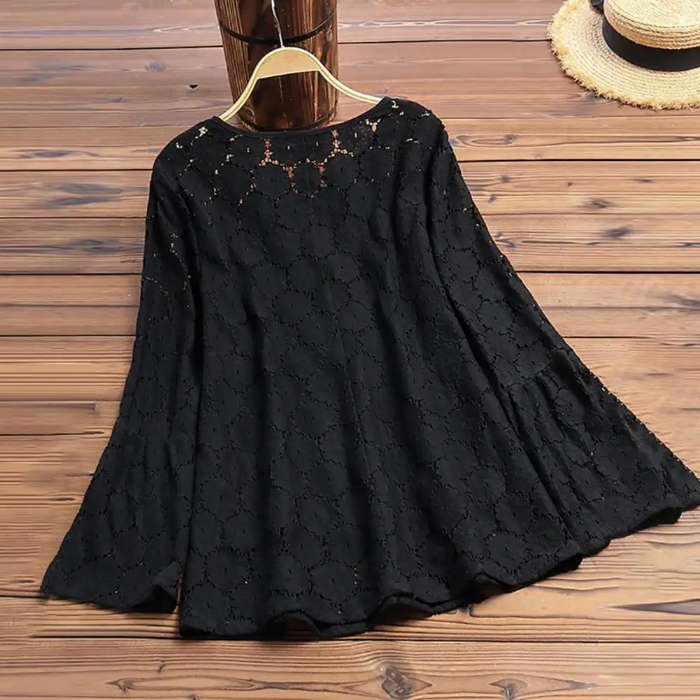 Trendy Women Shirt Lace Crochet Lightweight Lace Crochet Hollow Women Autumn Blouse Tee Shirt Autumn Blouse
Trendy Women Shirt Lace Crochet Lightweight Lace Crochet Hollow Women Autumn Blouse Tee Shirt Autumn Blouse