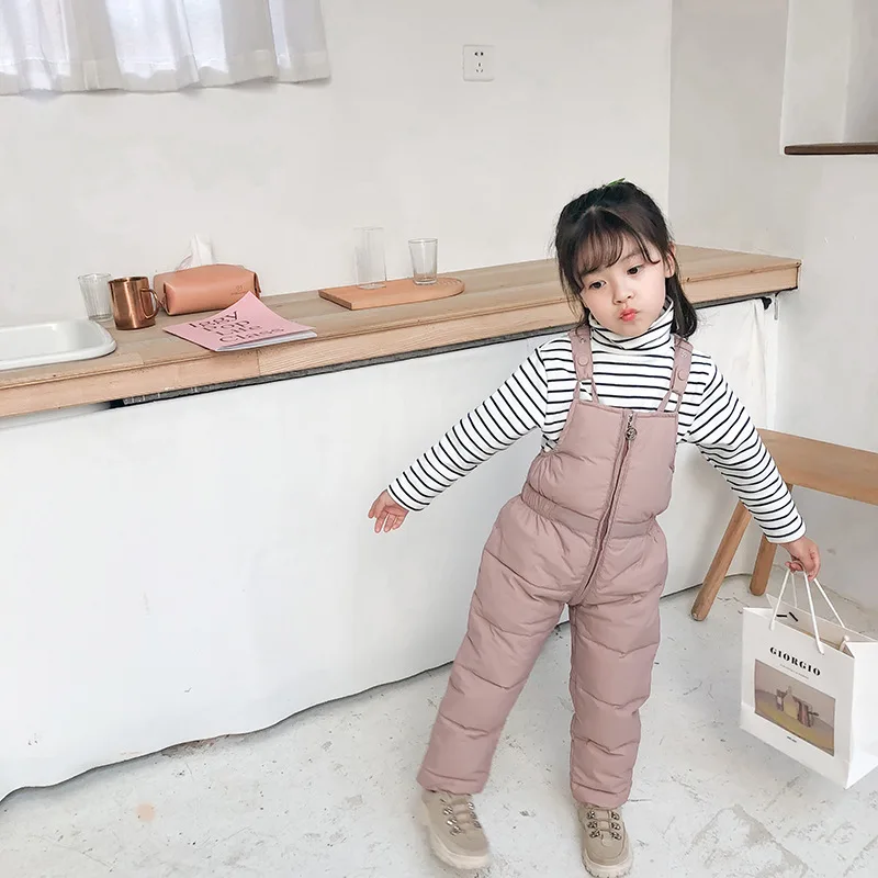 Baby Girl Winter Down Overalls Trousers And Jumpsuit For Children Thicken Warm Toddler Pants For Girls Infant Snowsuit 1-5 Years
Baby Girl Winter Down Overalls Trousers And Jumpsuit For Children Thicken Warm Toddler Pants For Girls Infant Snowsuit 1-5 Years