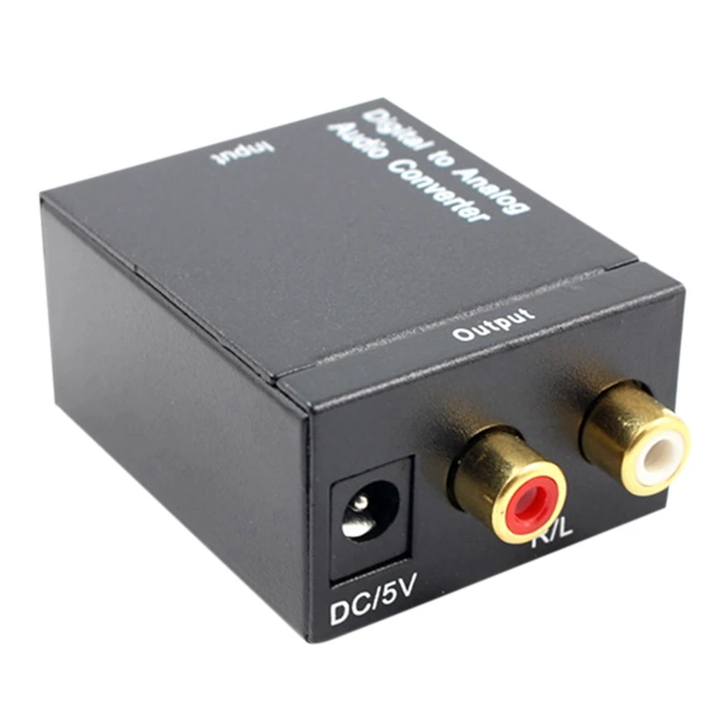 

Цифро-аналоговый преобразователь DAC Digital SPDIF Toslink к аналоговому стерео аудио L/R преобразователь адаптер с оптическим кабелем