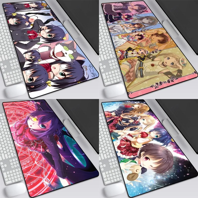Аниме мультфильм таканаши Рикка Chuunibyou Demo koi ga shitai напечатанный коврик для мыши