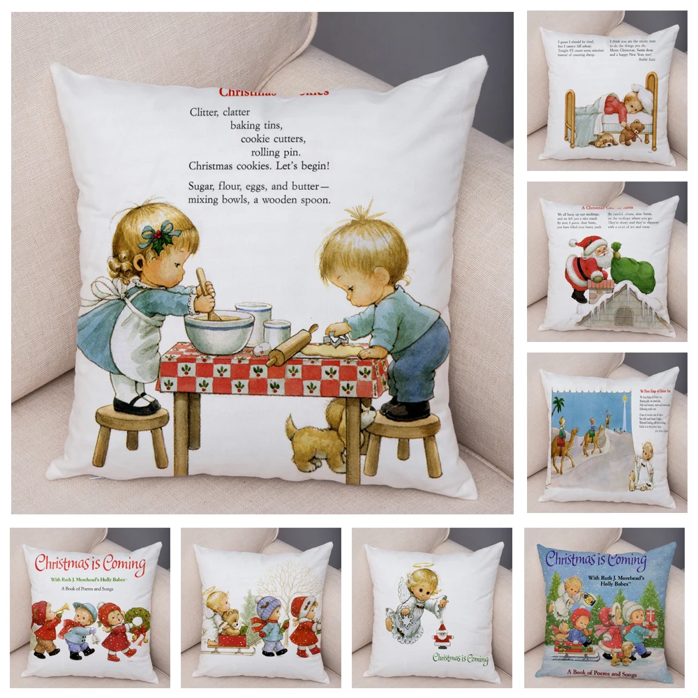 Nordic style Merry Christmas Cushon Cover Decor Cartoon Kid Pillow Case for Children Room Sofa Home Plush Pillowcase 45x45cm
Nordic style Merry Christmas Cushon Cover Decor Cartoon Kid Pillow Case for Children Room Sofa Home Plush Pillowcase 45x45cm