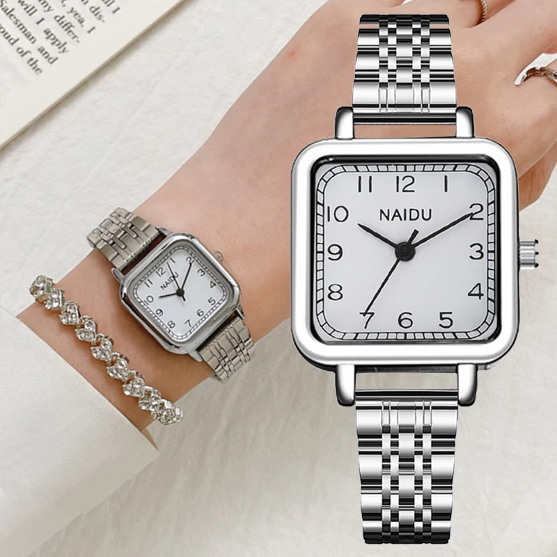 Women Watch Top Brand Luxury Square Fashion Diamond Ladies Wristwatches Stainless Steel Silver Female Quartz Watch Montre Femme
Women Watch Top Brand Luxury Square Fashion Diamond Ladies Wristwatches Stainless Steel Silver Female Quartz Watch Montre Femme