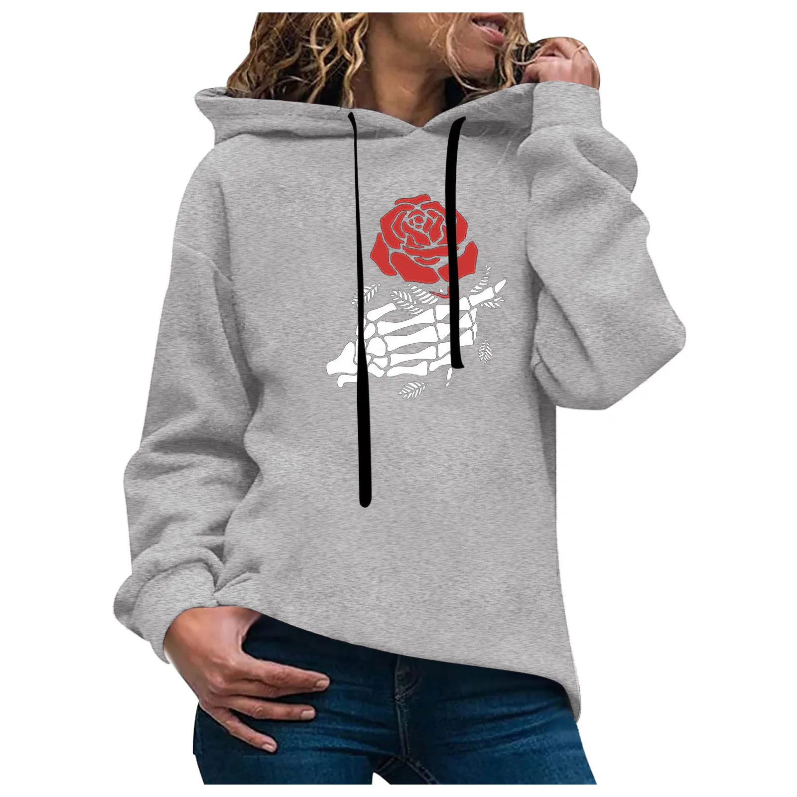 2021 Harajuku Skeleton Hoodie Halloween Print Long Sleeve Sweatshirts Tops Women Streetwear Hooded Pullovers Punk Clothes
2021 Harajuku Skeleton Hoodie Halloween Print Long Sleeve Sweatshirts Tops Women Streetwear Hooded Pullovers Punk Clothes