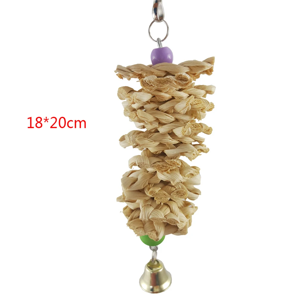 2pcs Parrot Bird Toys Natural Wooden Grass Chewing Bite Hanging Cage Bell-Swing Climb Toy Bird Supplies
2pcs Parrot Bird Toys Natural Wooden Grass Chewing Bite Hanging Cage Bell-Swing Climb Toy Bird Supplies