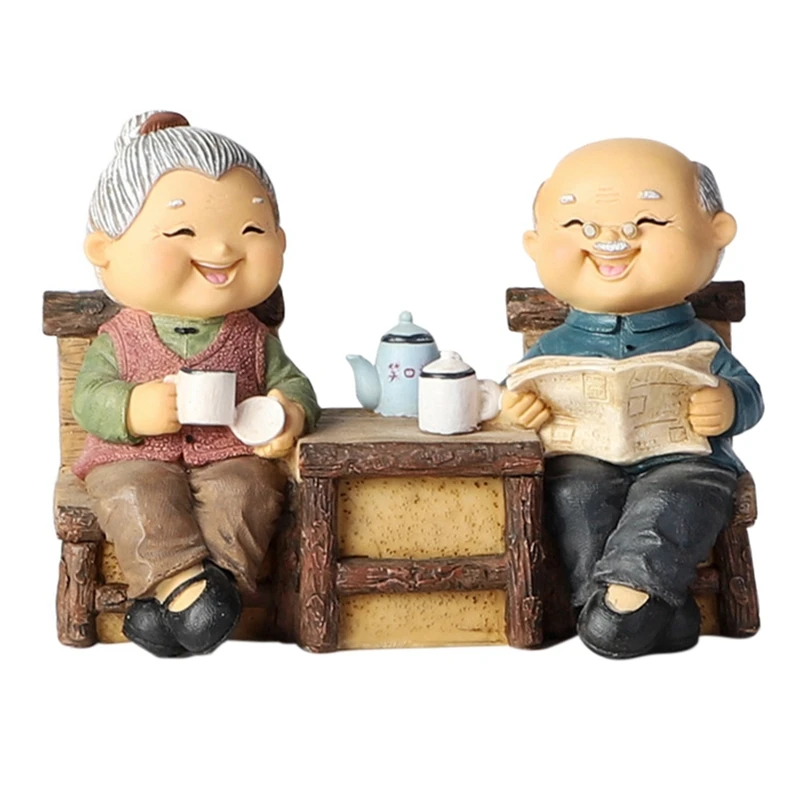 Handmade Resin Craft Loving Elderly Couple Figurines Old Age Happy Life Statue Home Ornament
Handmade Resin Craft Loving Elderly Couple Figurines Old Age Happy Life Statue Home Ornament