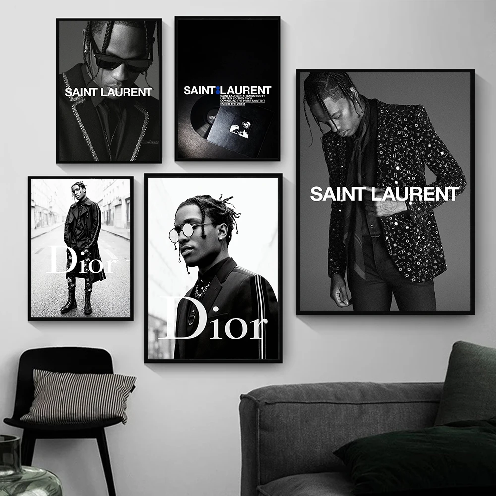 Luxury Fashion Poster Black And White Hip Hop Singer Star Swift Travis Poster Canvas Painting Print Wall Art Pictures Home Decor
Luxury Fashion Poster Black And White Hip Hop Singer Star Swift Travis Poster Canvas Painting Print Wall Art Pictures Home Decor