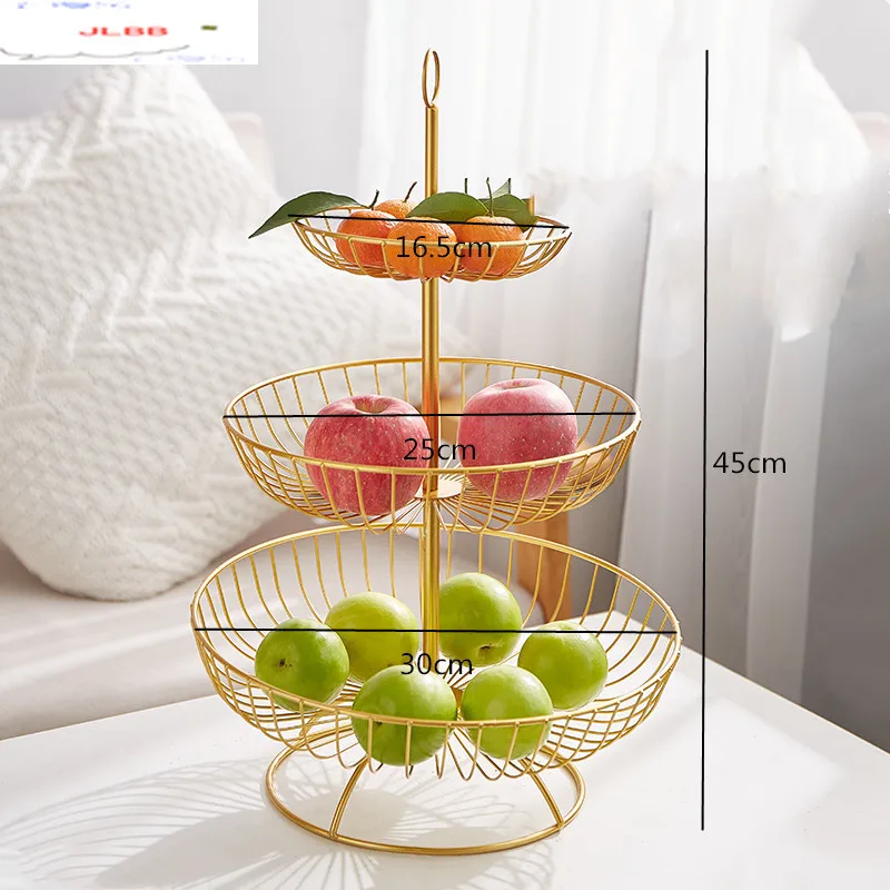 Nordic Multi-layer Metal Fruit Plate Living Room Decoration Round Three-layer Tray Home Use Coffee Table Fruit Snacks Plate
Nordic Multi-layer Metal Fruit Plate Living Room Decoration Round Three-layer Tray Home Use Coffee Table Fruit Snacks Plate