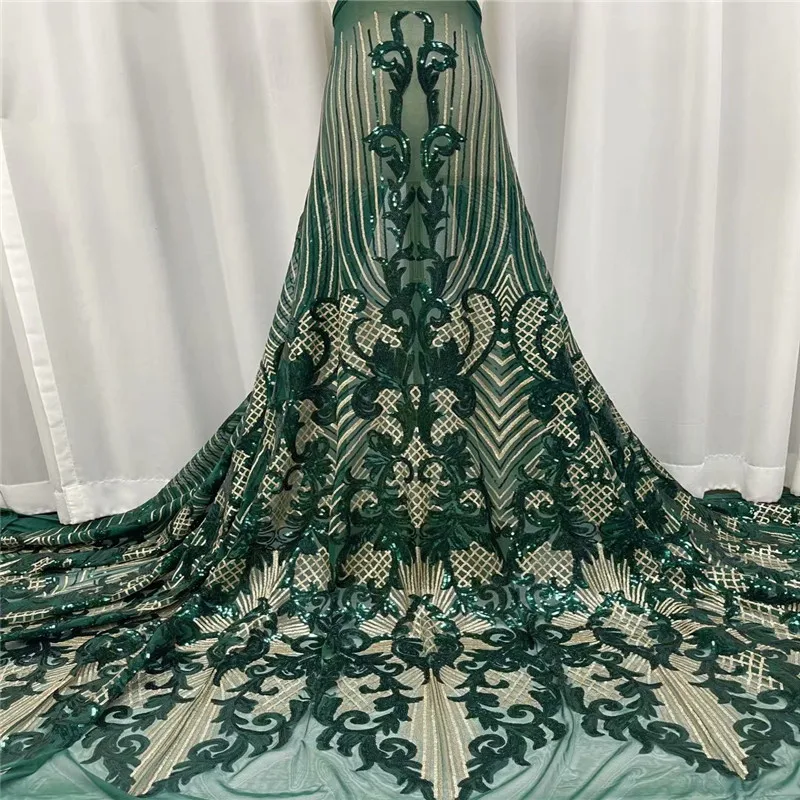 African Organza Lace Fabric 2020 High Quality French Mesh Lace Fabric With Sequins Nigerian Lace Fabric For Wedding Dress
African Organza Lace Fabric 2020 High Quality French Mesh Lace Fabric With Sequins Nigerian Lace Fabric For Wedding Dress