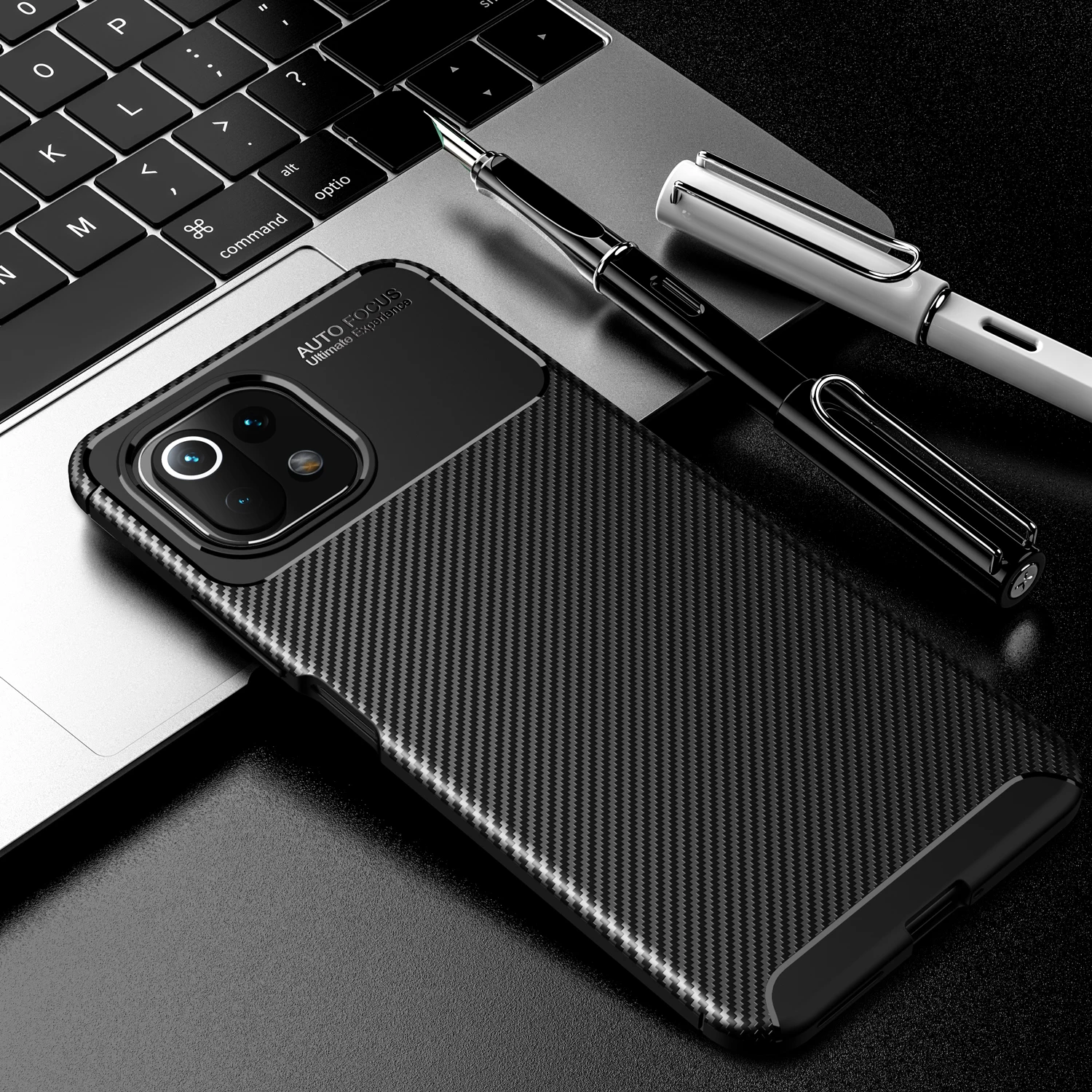 KEYSION Shockproof Phone Case for Xiaomi MI 11 Lite 5G Carbon Fiber Texture Silicone Back Cover for Xiaomi Mi 11i Mi 11
KEYSION Shockproof Phone Case for Xiaomi MI 11 Lite 5G Carbon Fiber Texture Silicone Back Cover for Xiaomi Mi 11i Mi 11