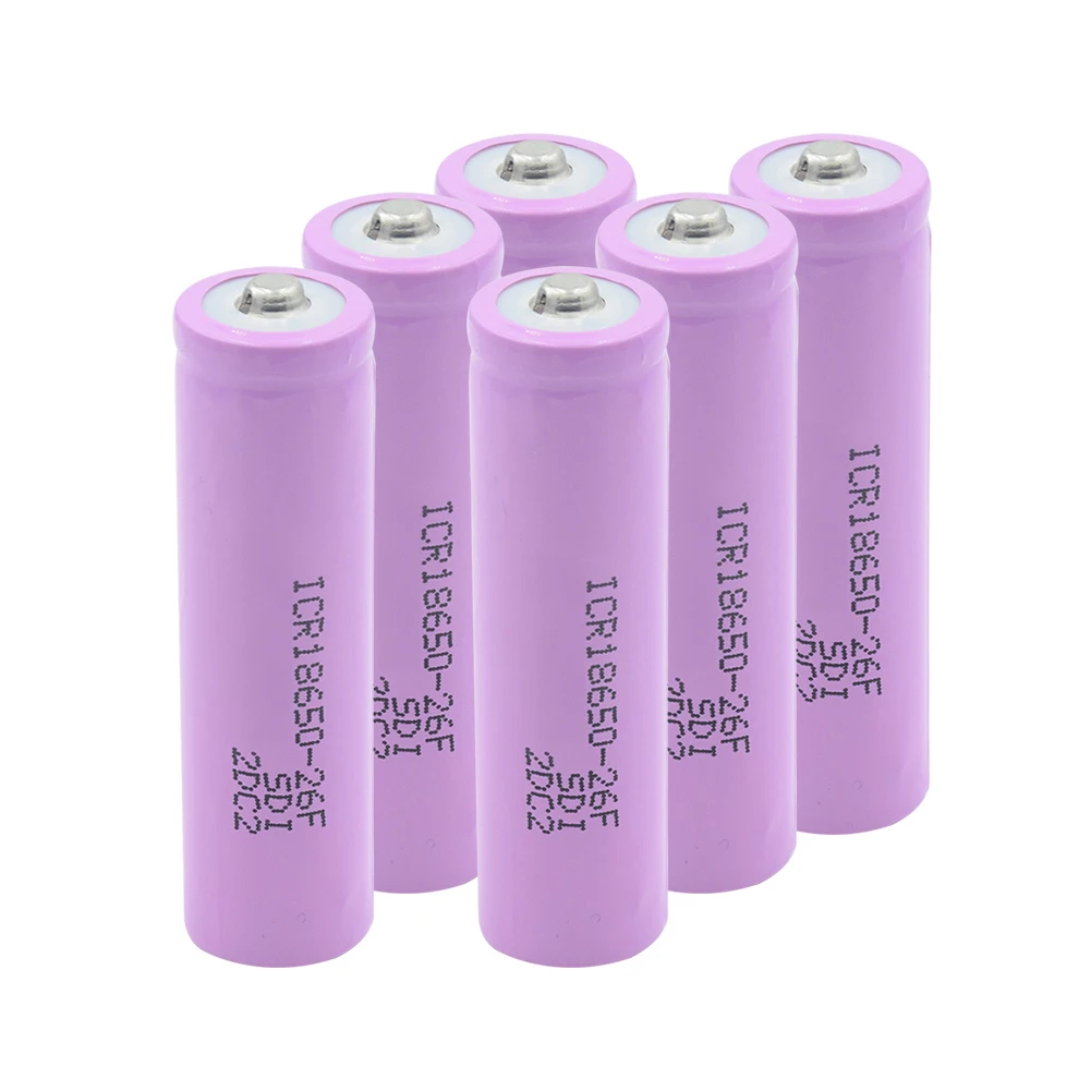 

18650 Battery New 18650 2600mAh Li ion ICR18650-26FM 3.7V rechargeable 18650 battery For Flashlight Headlamp Torch